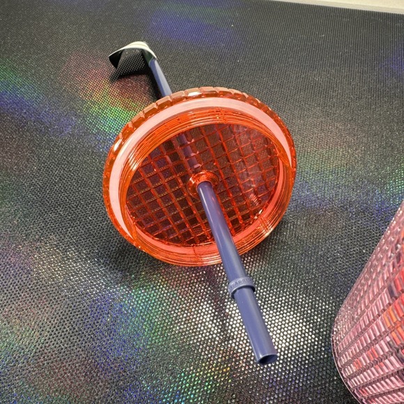 Starbucks Cold Cup Valentine's Day 2025 8 Bit Pixel Hearts 24oz Tumbler NEW🩷 - Picture 7 of 9